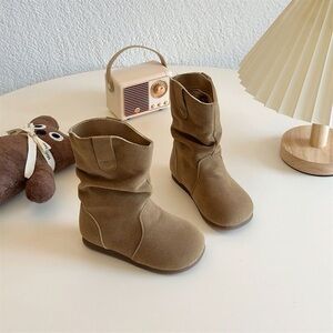 Kids Tan Boots